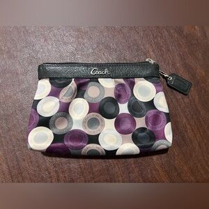 Vintage Coach Women's Multicolor Pouch